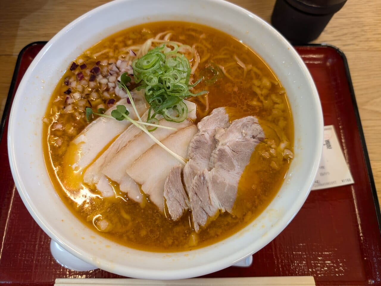 貝麵みかわ　「こってり」の辛みそチャーシュー麺大盛