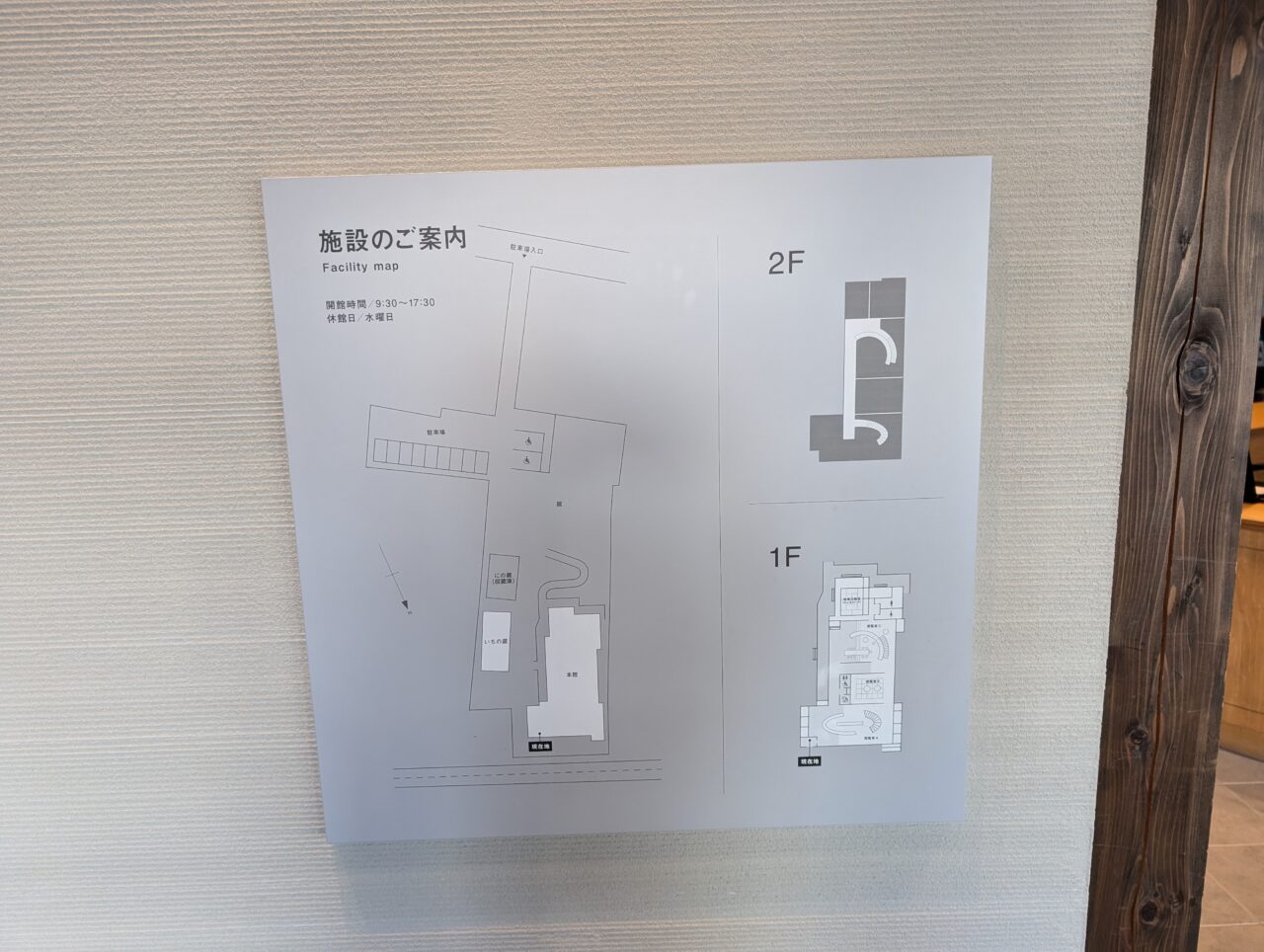 こどもの森館内図