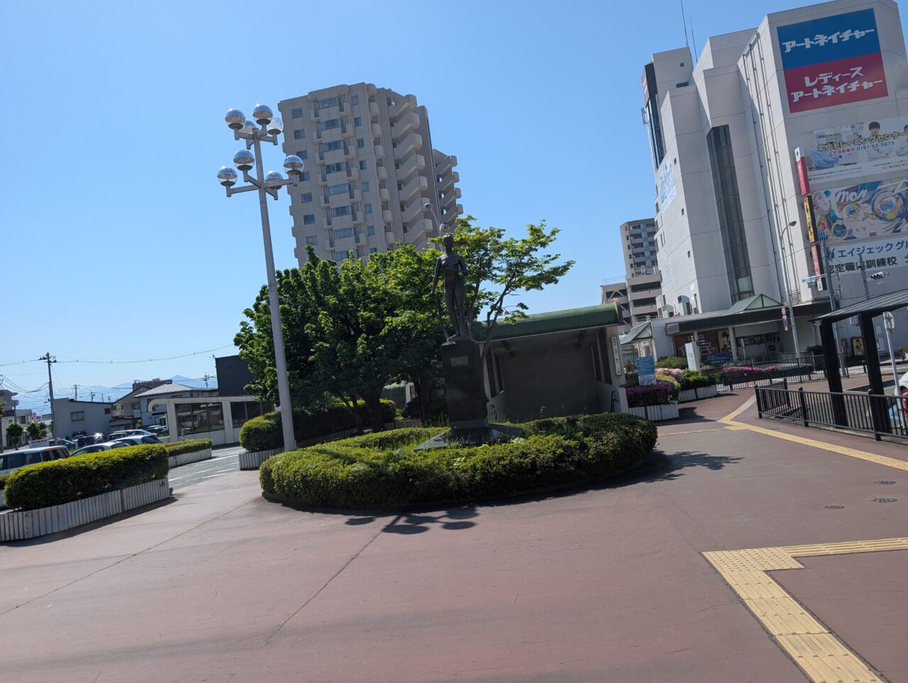 北上駅西口周辺