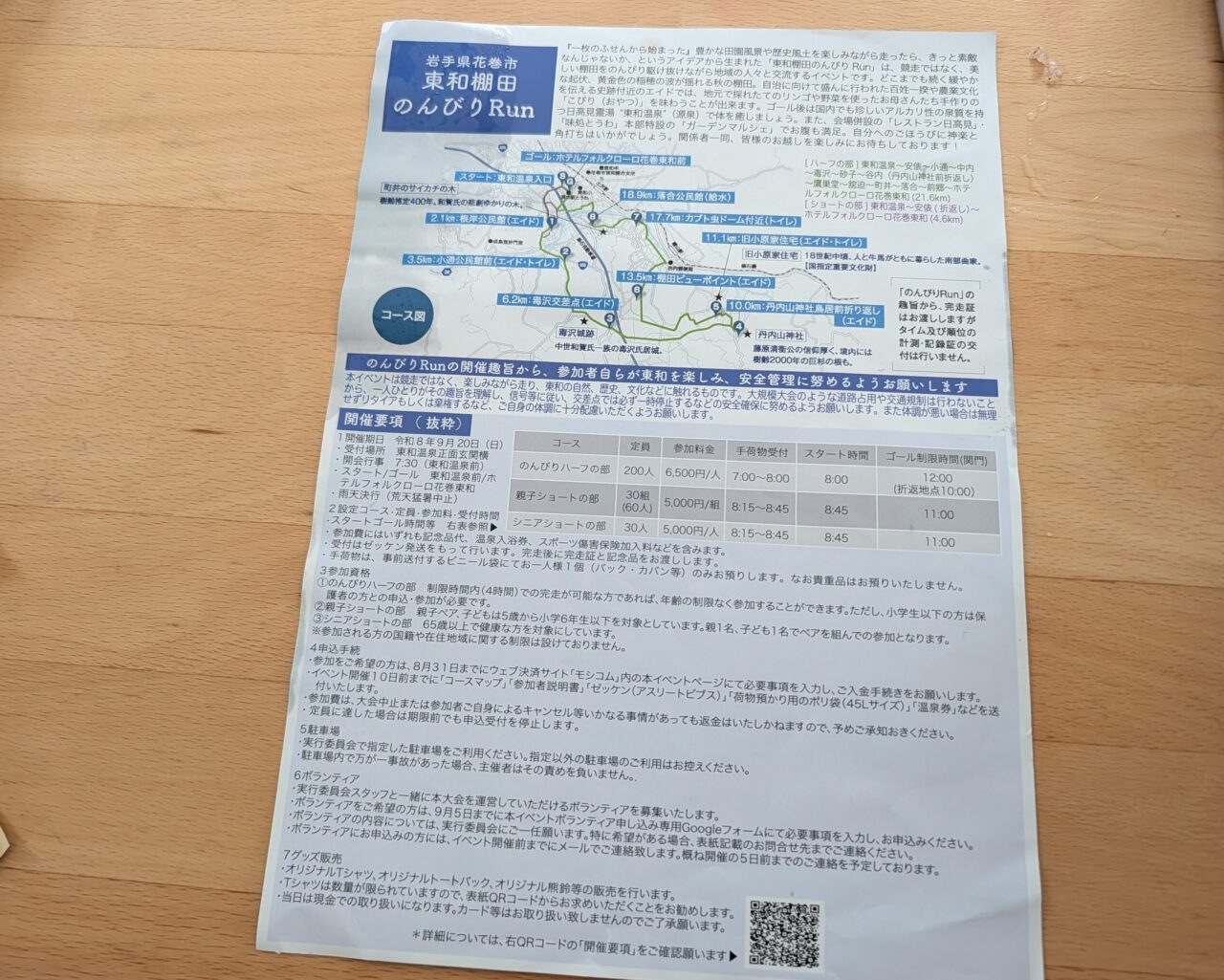 東和棚田のんびりRUN